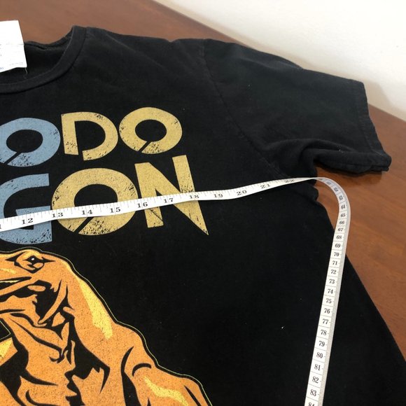 Komodo Dragon Graphic Pre-Owned Unisex Black T-Shirt Size XL. - Picture 9 of 13